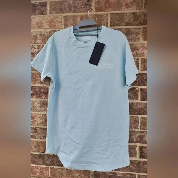 Alphalete Light Blue Performance Fit Tee Size M and L - Picture 1 of 5